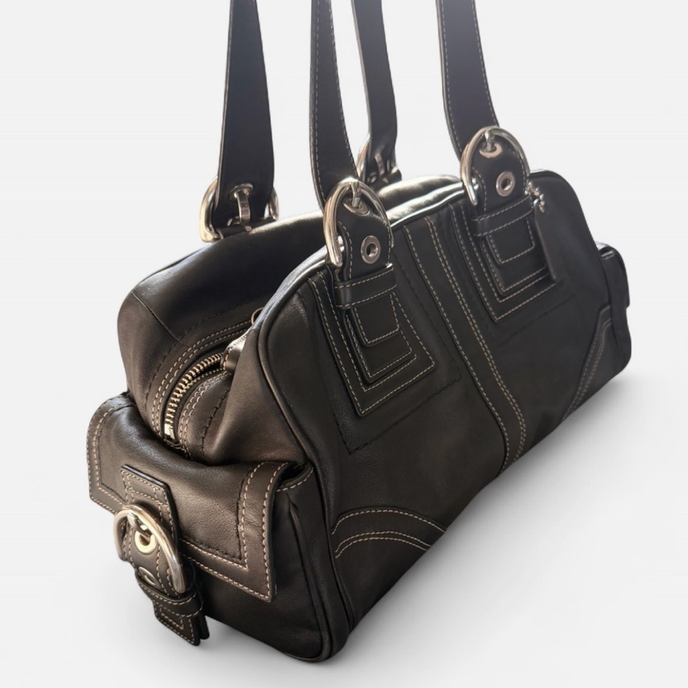 Coach Black Mia Soho Boston Satchel